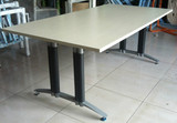 简约现代钢架会议桌办公桌长条桌洽谈桌培训桌折叠桌写字桌接待桌