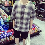 阿迪达斯夏季短袖青年男士修身韩版圆领打底衣服新款时尚都市T恤
