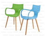 小户型咖啡椅创意带扶手休闲椅客厅椅接待椅商务洽谈椅餐厅椅直销