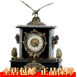 理石铜铸钟机械座钟|古典仿古钟表|精品创意客厅|老式上弦古董钟