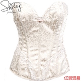 Shirley香琍夏季薄款塑身衣 无肩带新娘婚纱内衣束身束腰收腹上衣