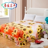 【天天特价】床罩床单1.8m床简约欧式 床盖单件防尘防滑花边床裙