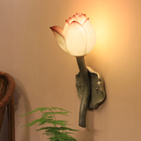 创意新中式艺术客厅壁灯床头灯楼梯走廊过道书房卧卧室灯饰镜前灯