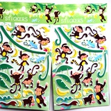 YT韩国文具创意贴画 猴子上树DIY日记装饰贴贴纸手机粘纸精美贴画