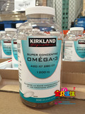 加拿大代购Kirkland可兰Omega-3纯天然深海鱼油脂肪酸软胶囊直邮