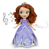 美国迪士尼正版 Sofia苏菲亚小公主芭比娃娃 会唱歌 公仔玩具礼物
