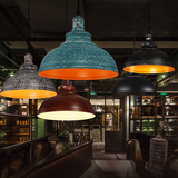 宏悦工业风LOFT复古美式个性创意餐厅酒吧台北欧式单头铁艺吊灯具
