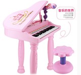 仙电子琴女孩玩具03迷你小钢琴儿童玩乐型拍下电池