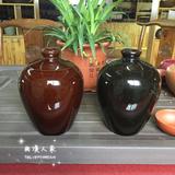 宜兴陶瓷酒瓶酒坛酒壶  2斤3斤5斤红釉黑釉小口酒坛(配木塞)