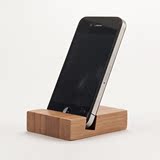 实木质苹果iPhone6 Plus手机支架ipad平板竹木底座5S木质座架mini