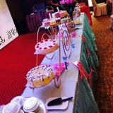 烘焙三层蛋糕架生日糕点架婚礼多层简易婚庆甜品架创意展示架花架