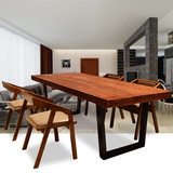 家用食堂简约实木组装餐桌椅组合一桌四椅休闲洽谈接待泡茶桌椅