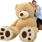 美国大熊超大号毛绒玩具泰迪熊女生抱抱熊1.6米1.8布娃娃熊猫公仔