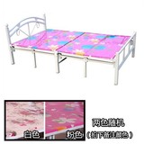 休床午睡床木板床折叠儿童床1米单人床1.5米折叠床单人床双人床午