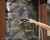 德国嘉丁拿GARDENA 5564擦窗器 通水玻璃清洗刷/橡胶水刮器两用