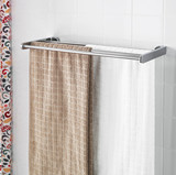 凯伦德 壁架含挂杆 不锈钢浴室浴巾置物毛巾杆搁板 IKEA宜家代购
