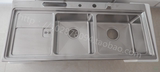 普乐美CM907水槽SUS304厨房高端洗菜盆 不锈钢水槽 双槽套餐 无铅