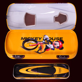 迪士尼（Disney）正品小学生文具盒多功能男童 汽车铁质笔盒