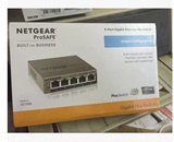 Netgear/美国网件 GS105E 5口1000M千兆简单网管网络交换机