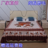 床单单件 纯棉单人床单双人被单1.5m1.8磨毛加厚床单全棉布秋冬季
