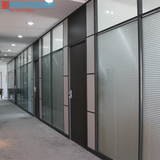 南京玻璃隔断墙办公室高隔断墙铝合金木板百叶屏风高隔墙厂家直销