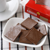 韩国零食 进口巧克力 生日礼品 乐天加纳牛奶巧克力90g盒装红加纳
