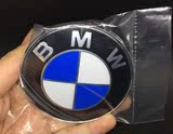 车贴摩托车改装装饰贴纸高品质宝马车标BMW标志3D碳纤金属个性