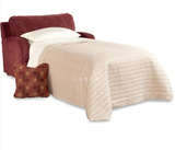 美式乡村沙发床 宜家折叠多功能单人沙发床 欧式布艺沙发现货