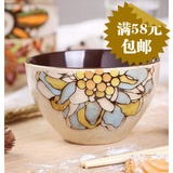 日本料理餐具 家用陶瓷汤碗 复古日式面条饭碗 创意个性吃拉面碗