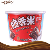 【天猫超市】德芙巧克力礼盒桶装 脆香米牛奶216g大包装 休闲零食