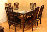南美酸枝明式餐桌 实木餐桌椅 长方形饭桌 红木家具 厂家直销