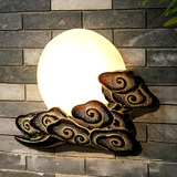 现代新中式祥云壁灯仿古会所茶楼工程灯具个性艺术装饰创意吸顶灯