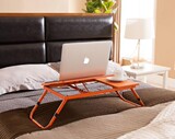 特价简易木质床上笔记本电脑桌懒人桌折叠多功能写字桌便携式桌子