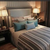 简约软包布艺床双人床1.8米欧式布床定制小户型软床布艺床双人床