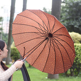 日本长柄雨伞晴雨伞创意太阳伞女士手动遮阳伞防晒伞防紫外线女伞
