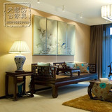 中式仿古家具 实木0.8米1米1.2米1.5米万字格罗汉床榻沙发躺椅