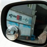 大众帕萨特POLO桑塔纳汽车盲点镜倒车小圆镜广角镜后视镜辅助镜