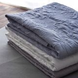 韩国代购 欧式夹棉床单 纯棉环保床垫床褥 全棉韩式床单（3色）