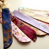 【扇子配件】日本和风 日式和服 缎面丝绸手工刺绣 折扇 扇套 新