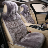16新款奔驰GLC E260L E300L GLK300纯羊毛汽车坐垫冬季狐狸毛座垫
