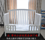 正品环保0-6/多功能学步床/带小护栏 葛莱婴儿床儿童床实木出口