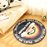 日本购A包邮 可爱卡通儿童圆形地毯 卧室客厅防滑地毯 防尘吸水地