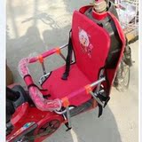 电动车婴幼儿童前置座椅踏板电瓶车宝宝前坐小孩安全车座折叠椅子
