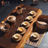 复古个性台湾功夫茶具粗陶茶具套装仿古日式陶瓷茶具特价包邮
