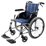 互邦轮椅折叠轻便老年人代步车便携互帮充气式手动轮椅车