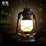 复古怀旧中式古典过道走廊酒吧餐厅咖啡厅创意个性煤油灯马灯吊灯