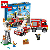 正品LEGO/乐高积木儿童益智拼装玩具城市火警救援重型消防车60111