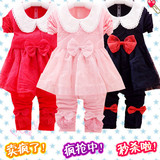 2016春季新款女童婴儿童装女宝宝小童套装韩版衣服春装1-2-3-4岁
