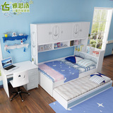 雅思洛儿童床男孩女孩双层床儿童家具套房衣柜床组合床高低子母床