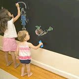 墙贴儿童房环保可擦写墙壁贴纸〖黑板〗涂鸦办公墙上装饰贴画自粘